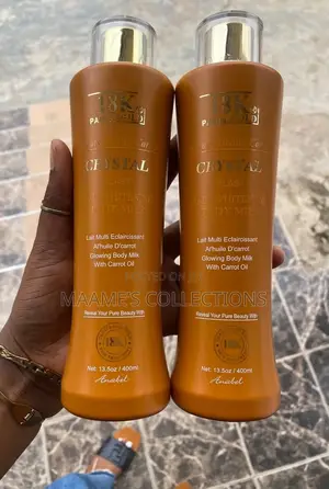  Paris Gold Crystal Lightening Skin Glowing Body Milk.