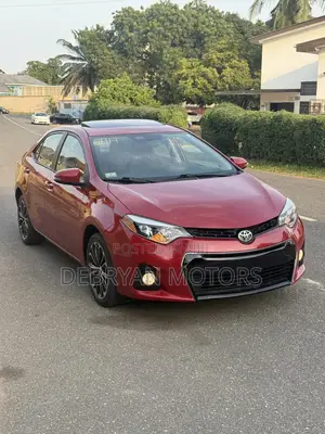 Toyota Corolla S Premium 4dr Sedan (1.8L 4cyl CVT) 2015 Red