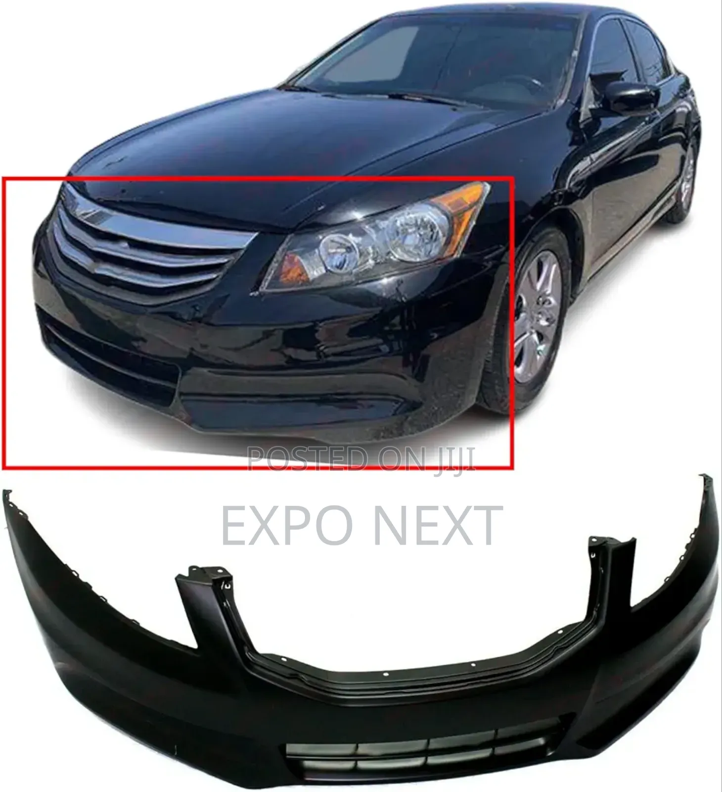 Front Bumper Cover Fascia Honda Accord Sedan New 2010-2015