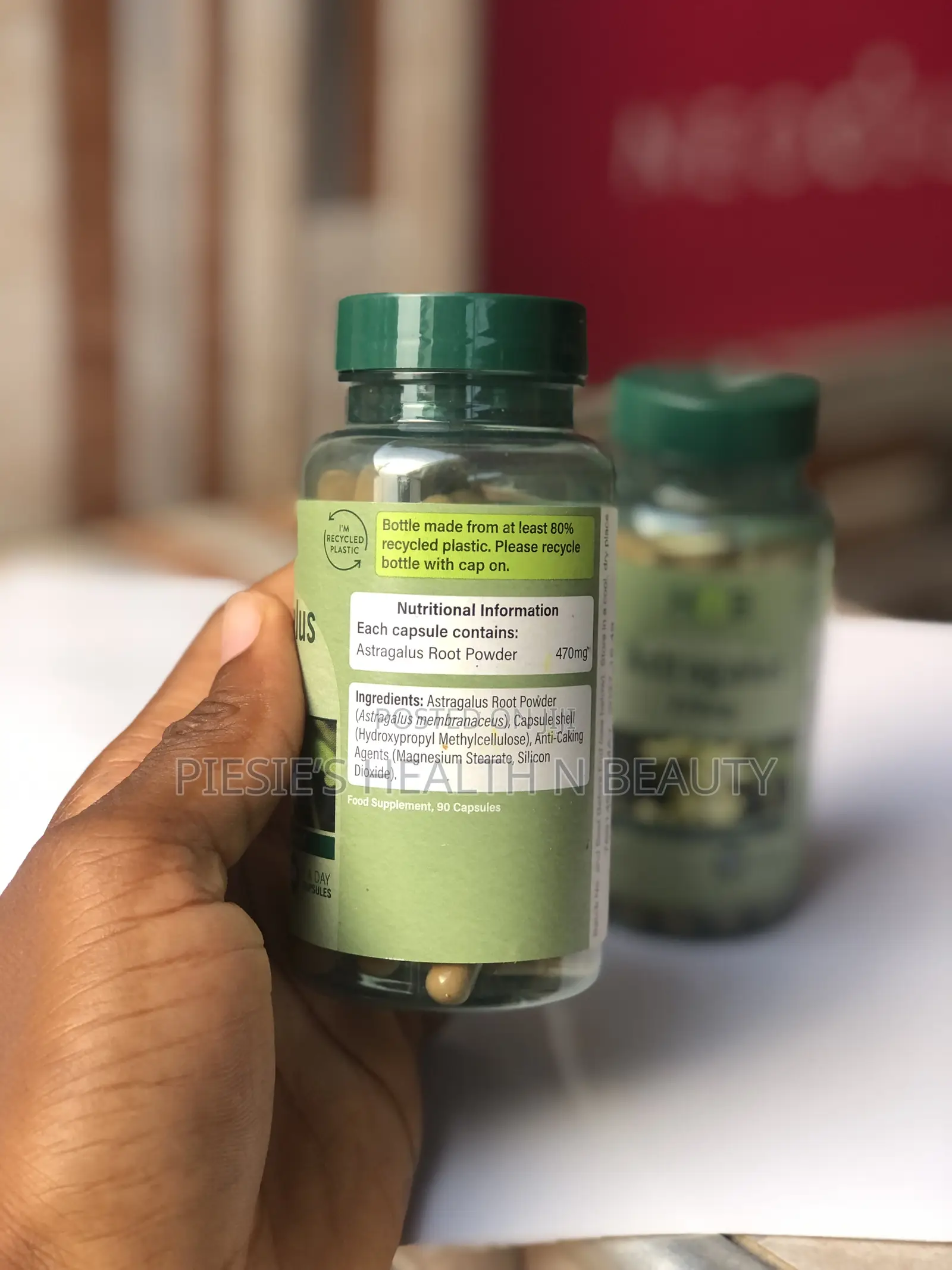 Holland Barrett Astragalus 470mg 90 Capsules