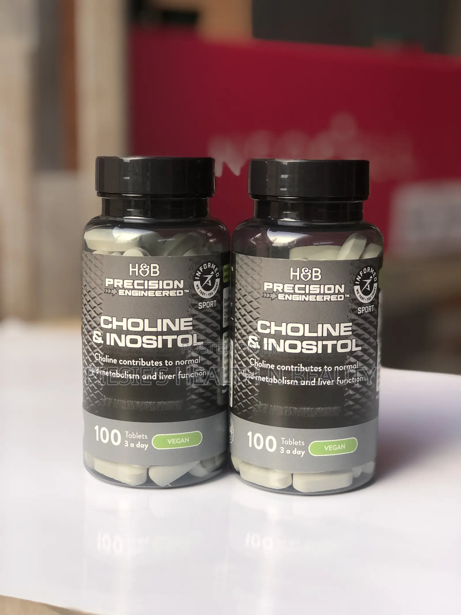 Holland Barrett Choline Inositol 100 Tablets