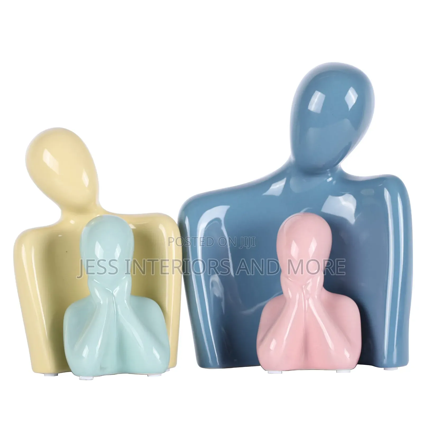 Ceramic Family of Four Sculpture
