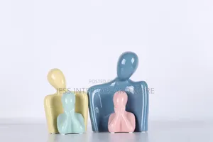 Ceramic Family of Four Sculpture