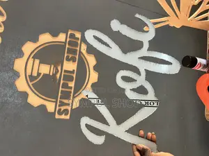 Initials Cut Out