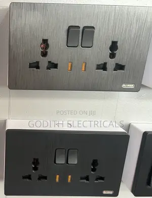 13a Multi Switched Double Socket With Neon