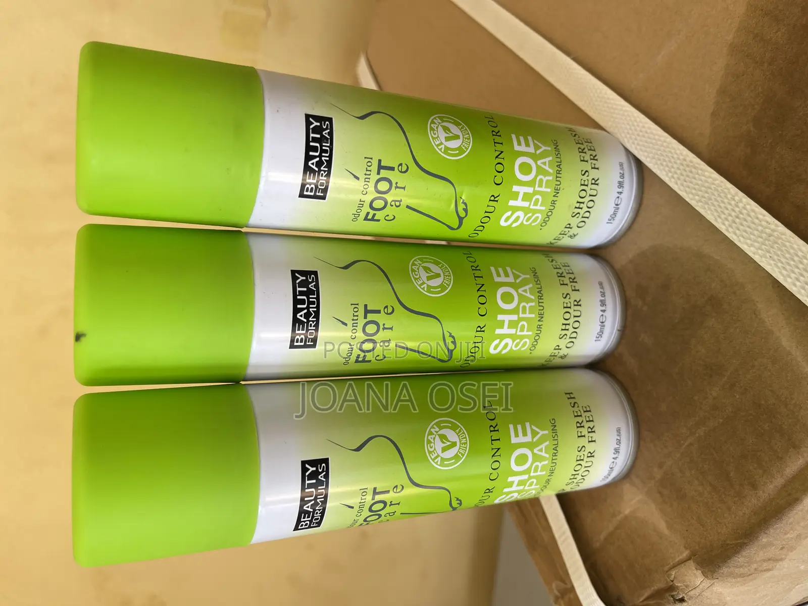 Odor Control Shoe Spray