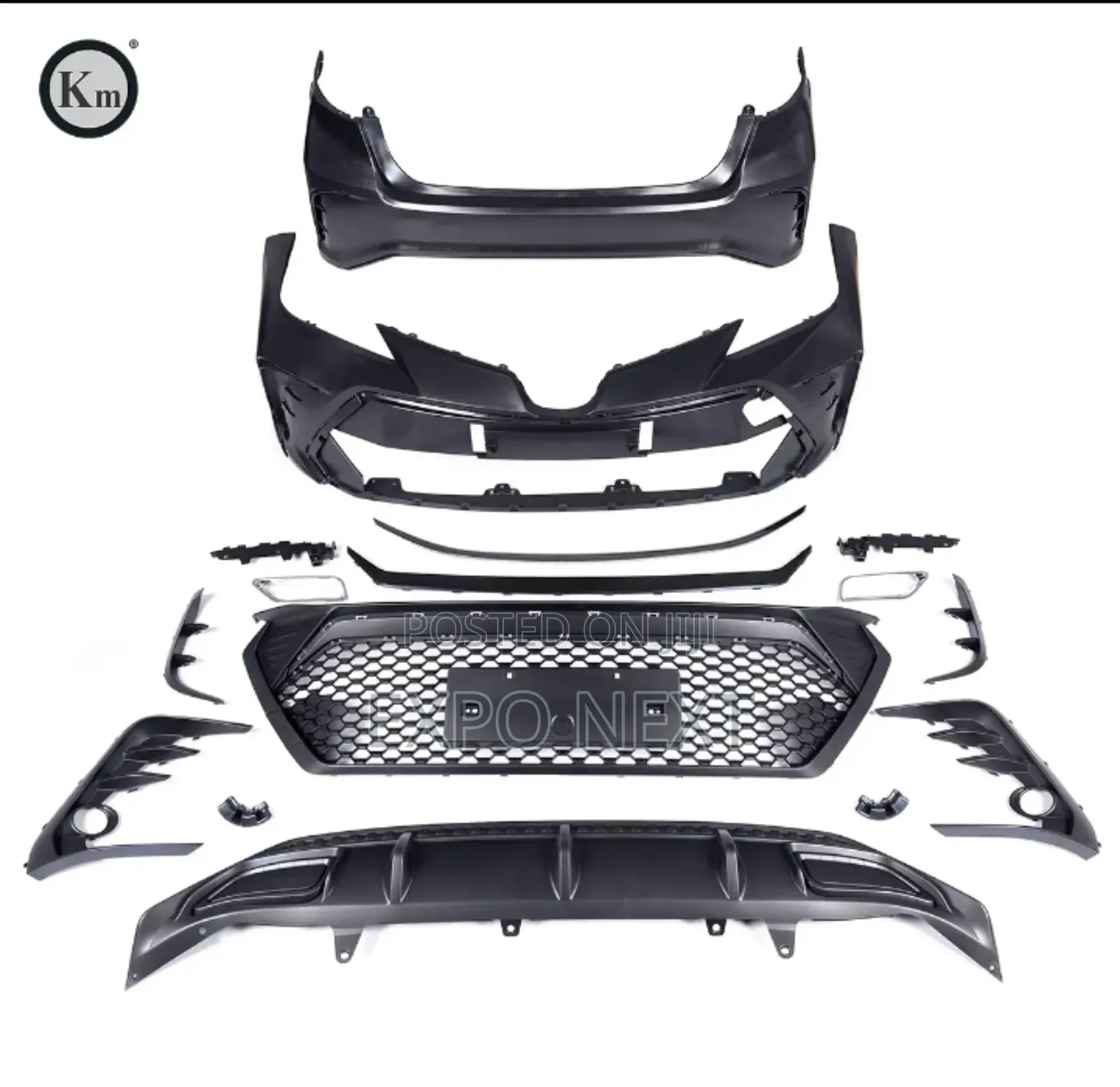 Corolla Body Kit Bumper Upgrade Spec Lexus Type 2015-2020