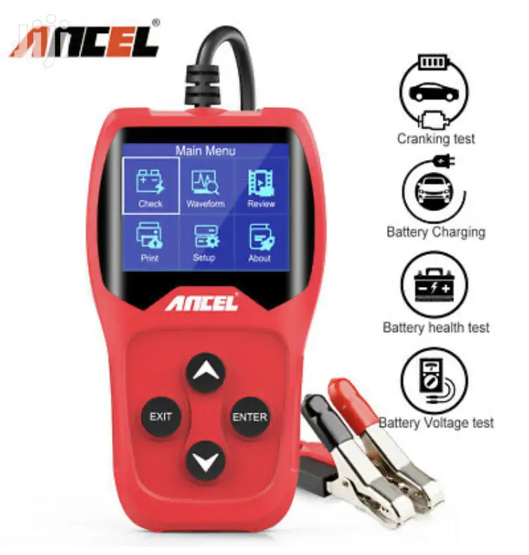 Professional Car Battery, Alternator And Charging System Tester