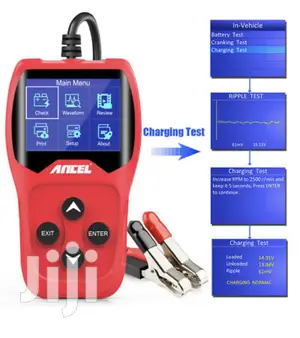 Professional Car Battery, Alternator And Charging System Tester