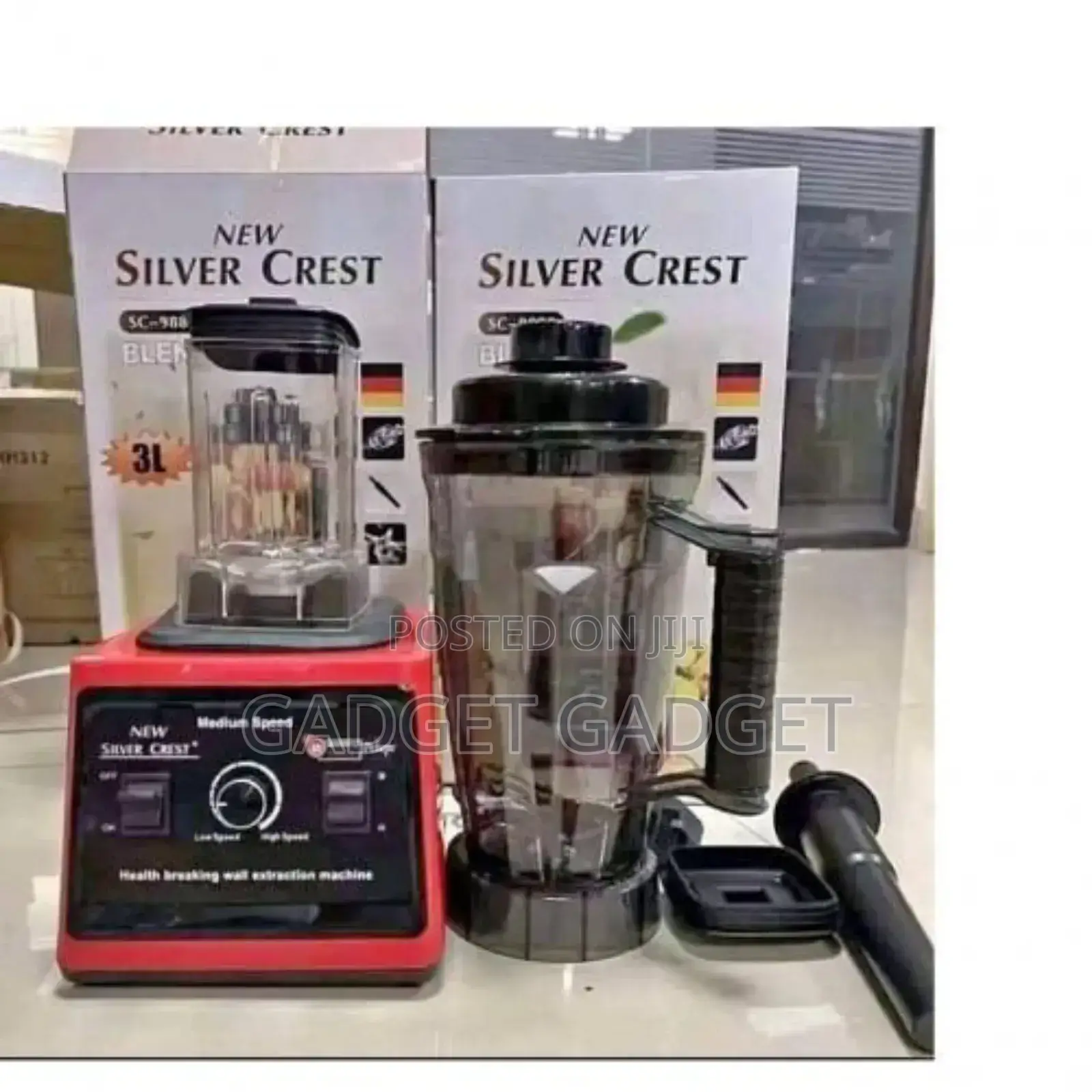 2 in 1 3liters Commercial Silver Crest Blender