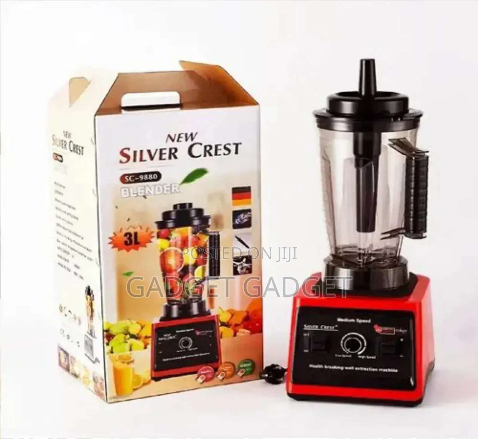 2 in 1 3liters Commercial Silver Crest Blender