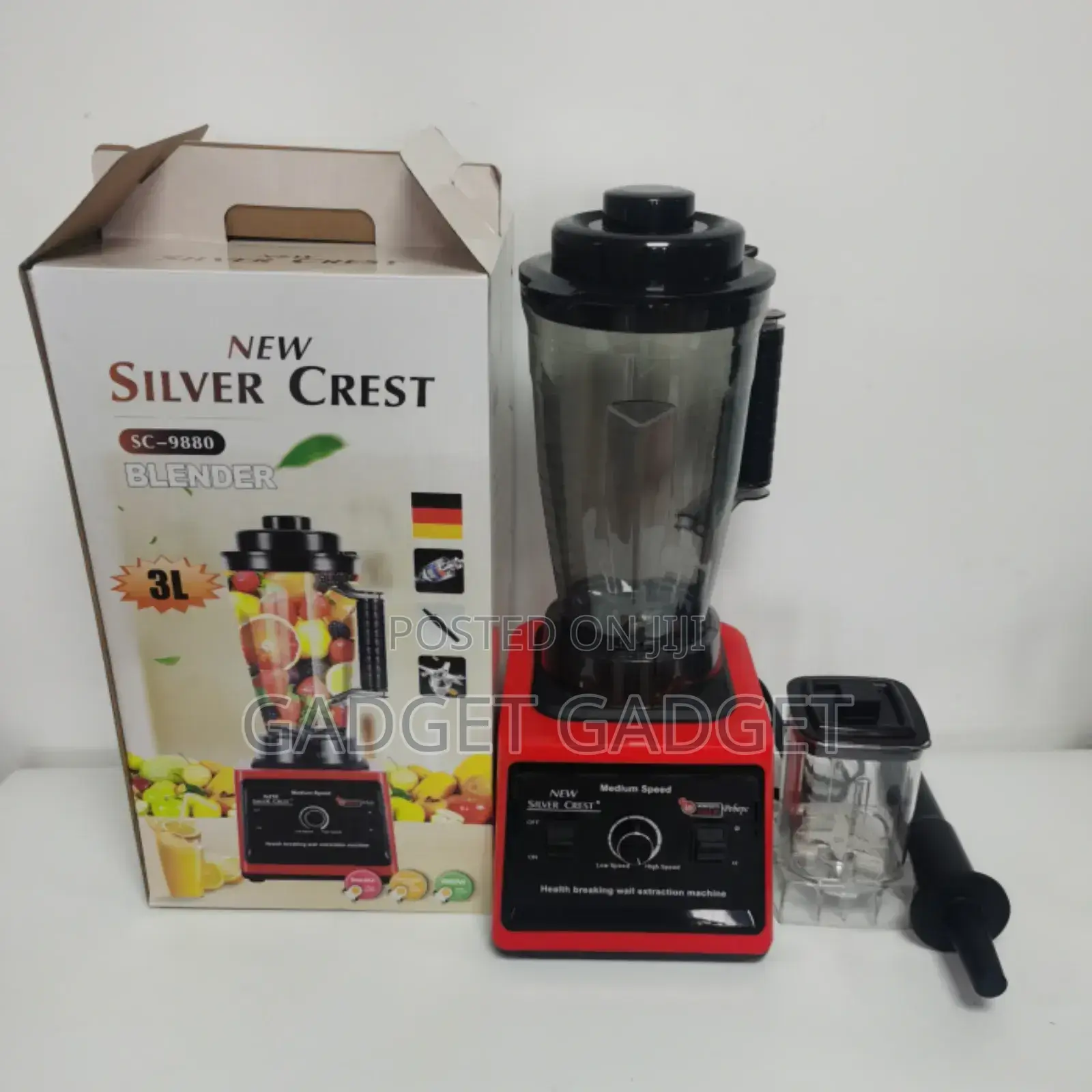 2 in 1 3liters Commercial Silver Crest Blender