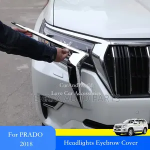 Toyota Land Cruiser Prado Headlight Trim Chrome 2017-2023