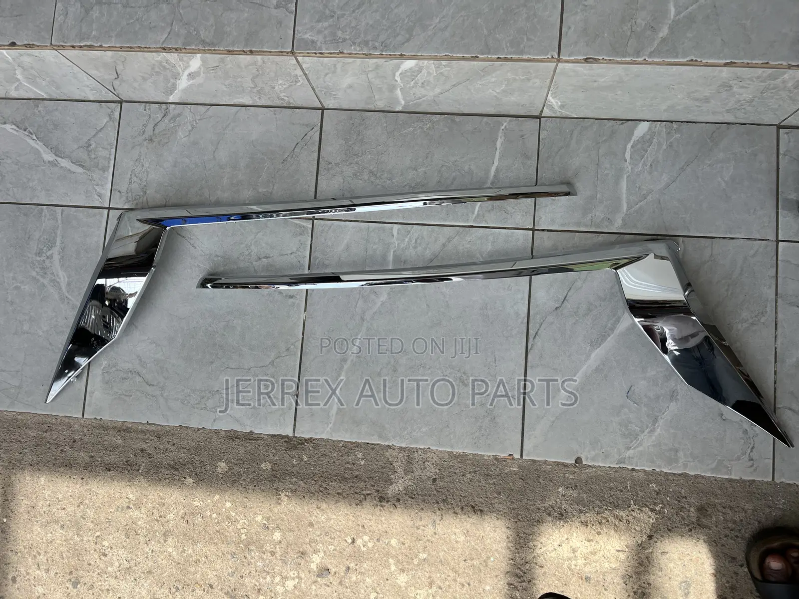 Toyota Land Cruiser Prado Headlight Trim Chrome 2017-2023