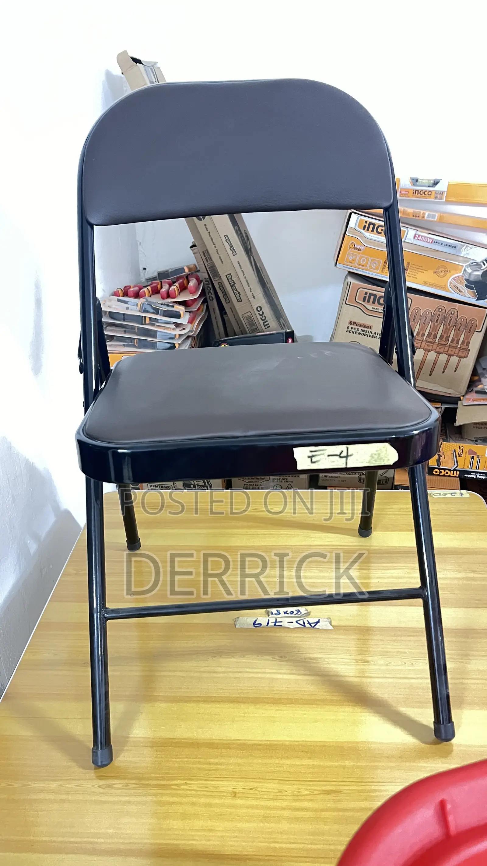Foldable Leather Guest/Office/Event/ Conference Chair