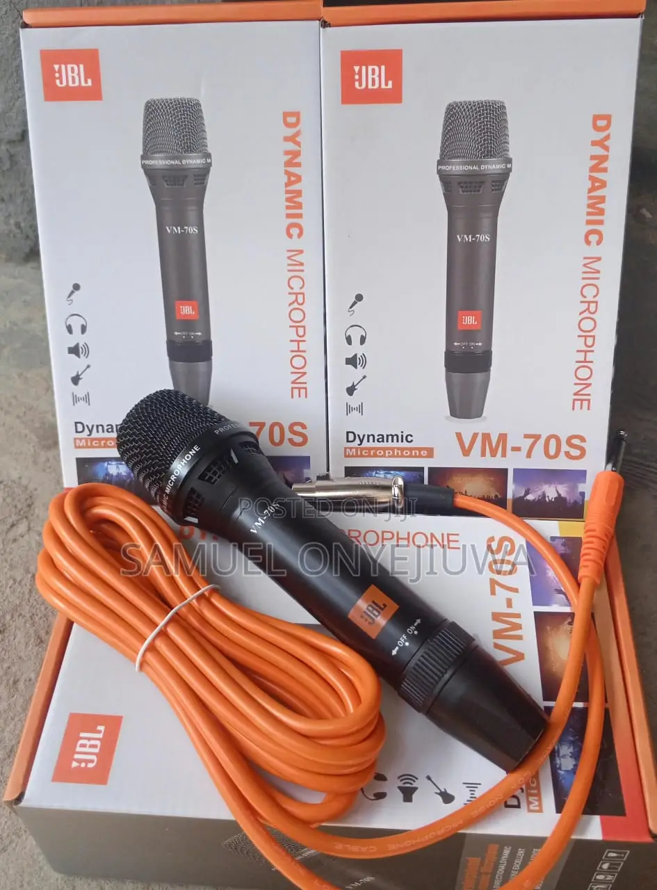 JBL Wired Microphone Vm-70s (Single Mic With Cable Original)