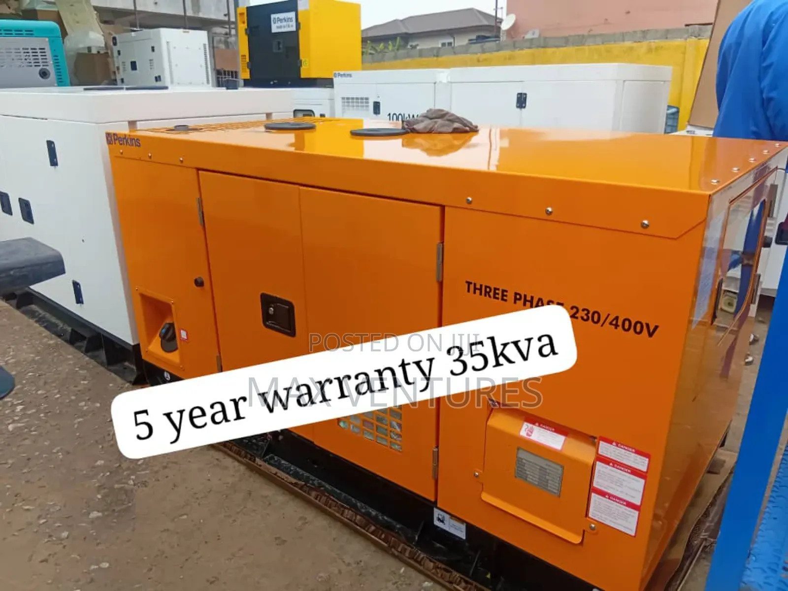 15kva Rated Output Perkins 35kva 30kw Diesel Genset Uk Made