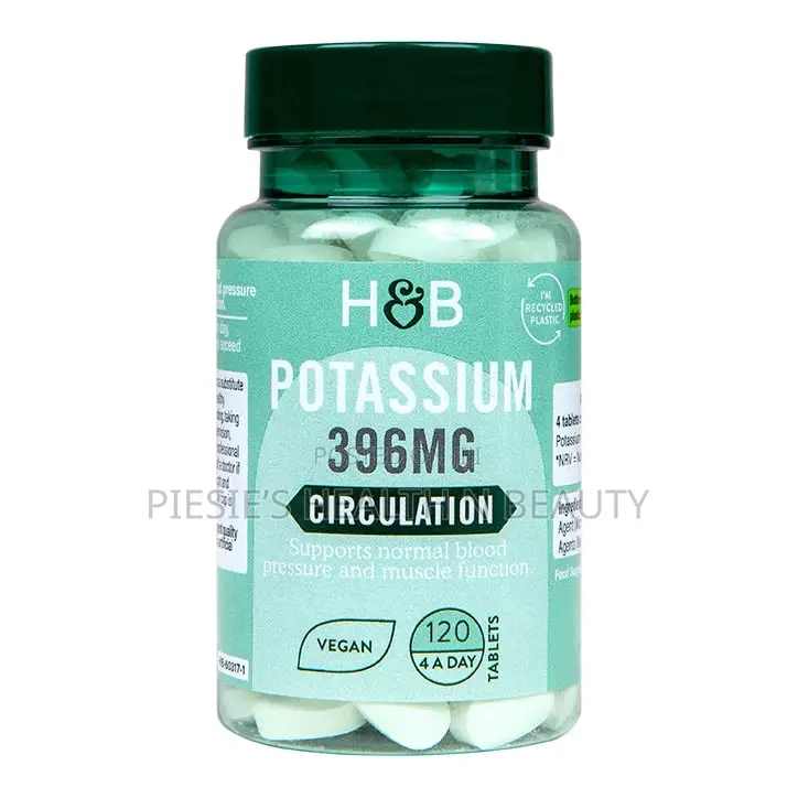 Holland Barrett Potassium 396mg 120 Tablets