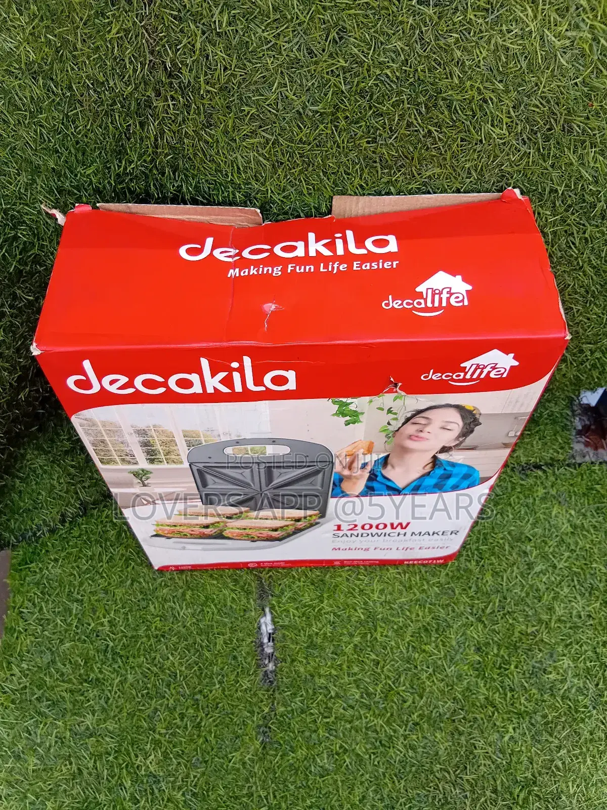 Exclusive Deal Decalife 1200w Decakila Sandwich Maker