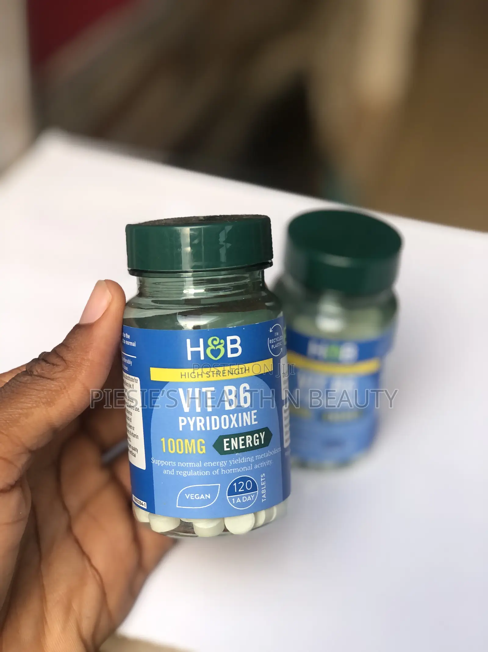 Holland Barrett High Strength Vit B6+Pyridoxine 100mg 120s