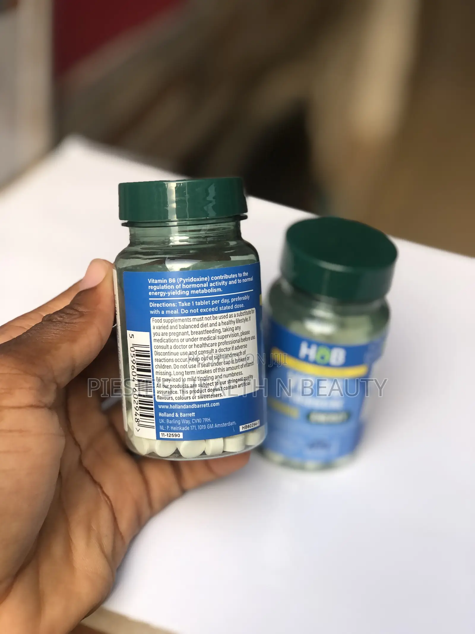 Holland Barrett High Strength Vit B6+Pyridoxine 100mg 120s