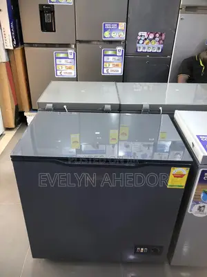 Stainless Glass Top Pearl Chest Freezer 188 Liters Availabl