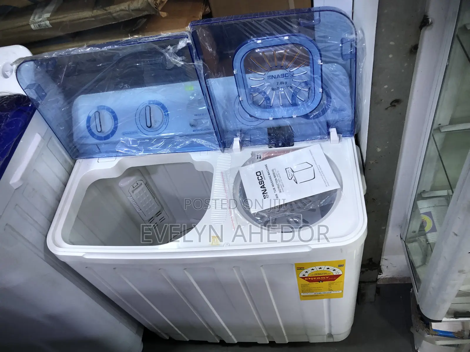 Portable Nasco 7kg Washing Machine Twin Top Available