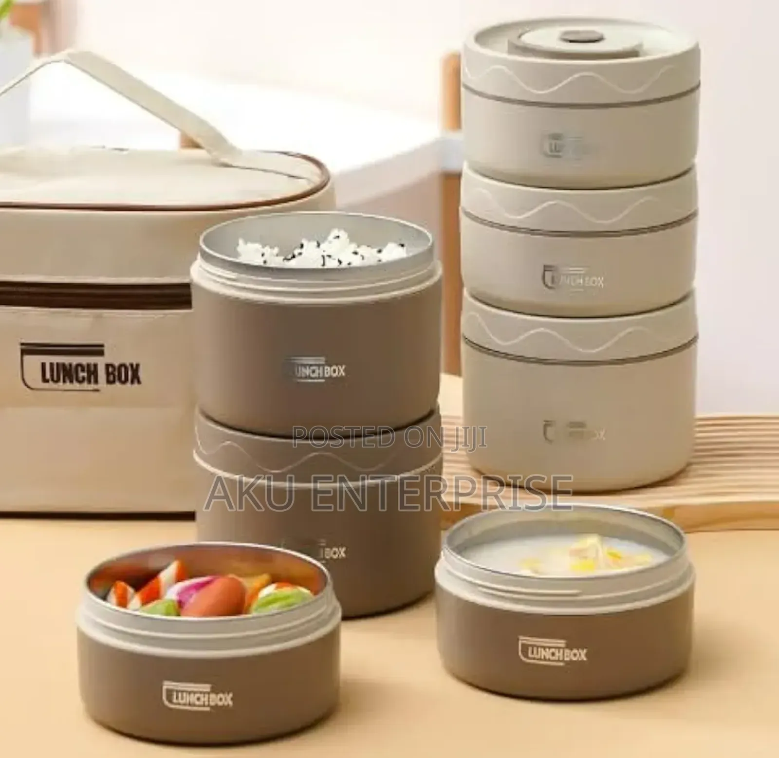 4 Pieces Insulated Lunch Box