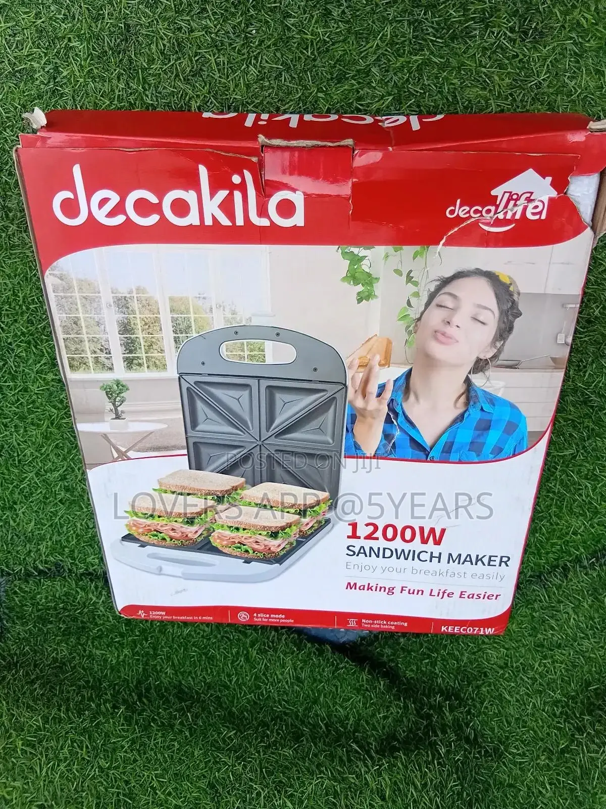 Buy Now Decalife 1200w Decakila Sandwich Maker