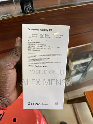 New Samsung Galaxy A31 128 GB Black
