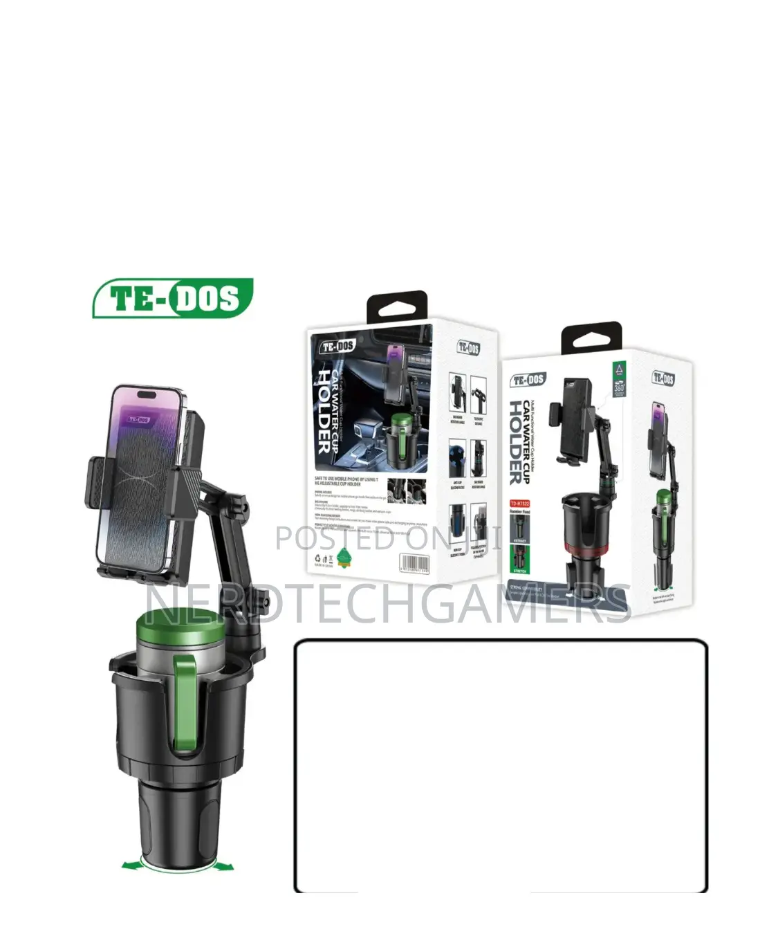 Multi Functional Water Cup Holder With Mobile Holder Te-dos