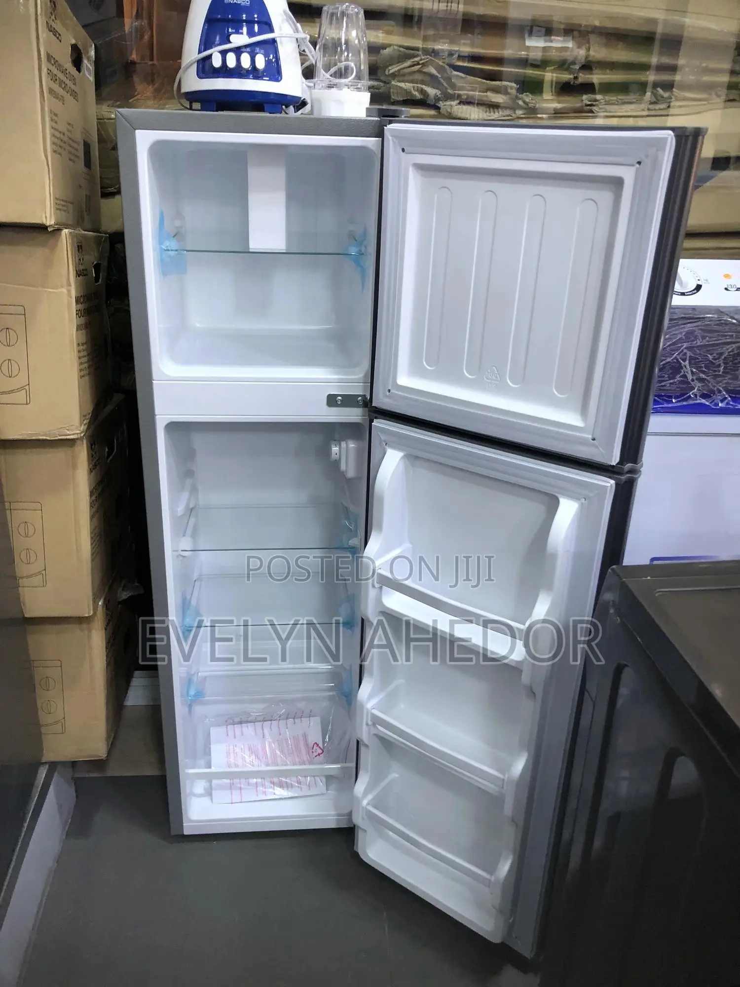 Slim Fit Nasco Top Freezer 98 Liters Available As Seen