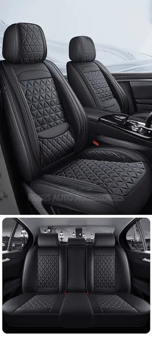 High Quality Black Leather Car Seat Cover