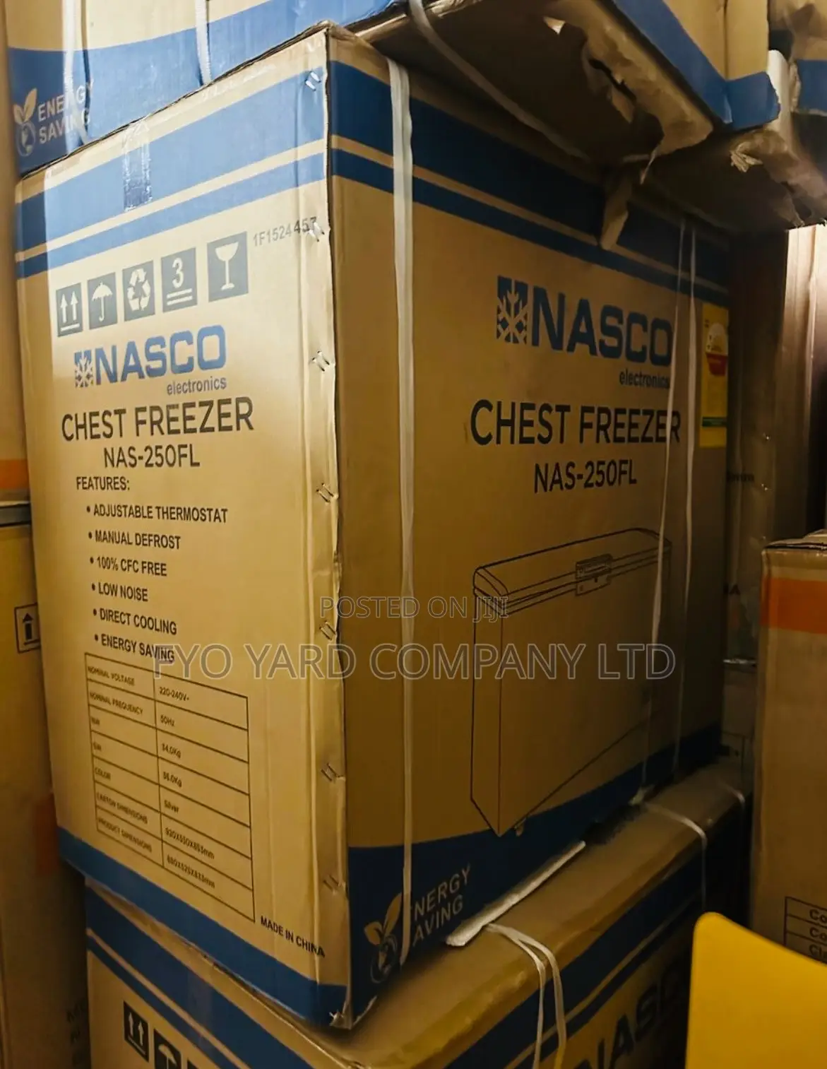 Fast Quick Freezing Nasco 200l Big Size Chest Freezer