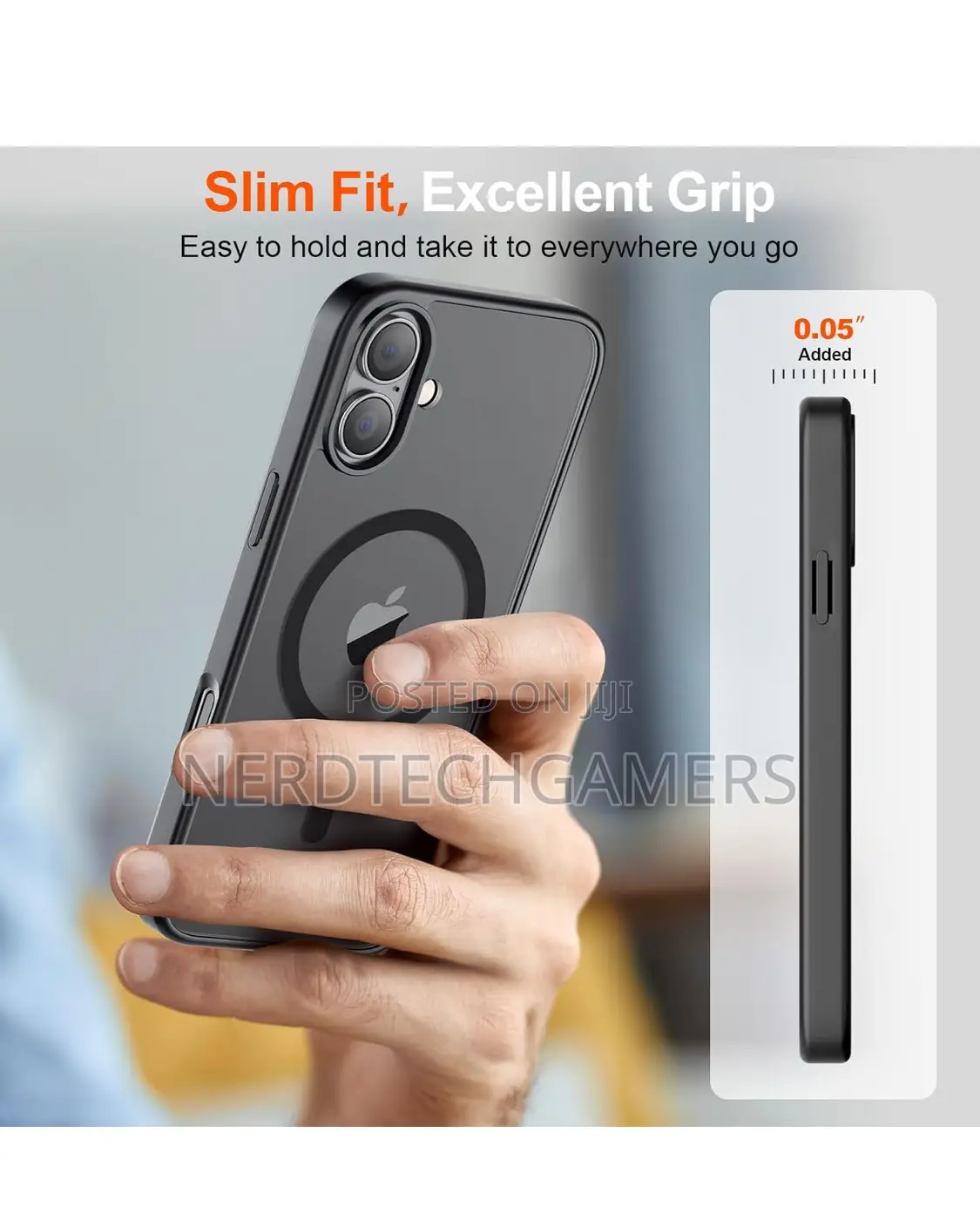 Hard Silicone Case for iPhone 16 Plus