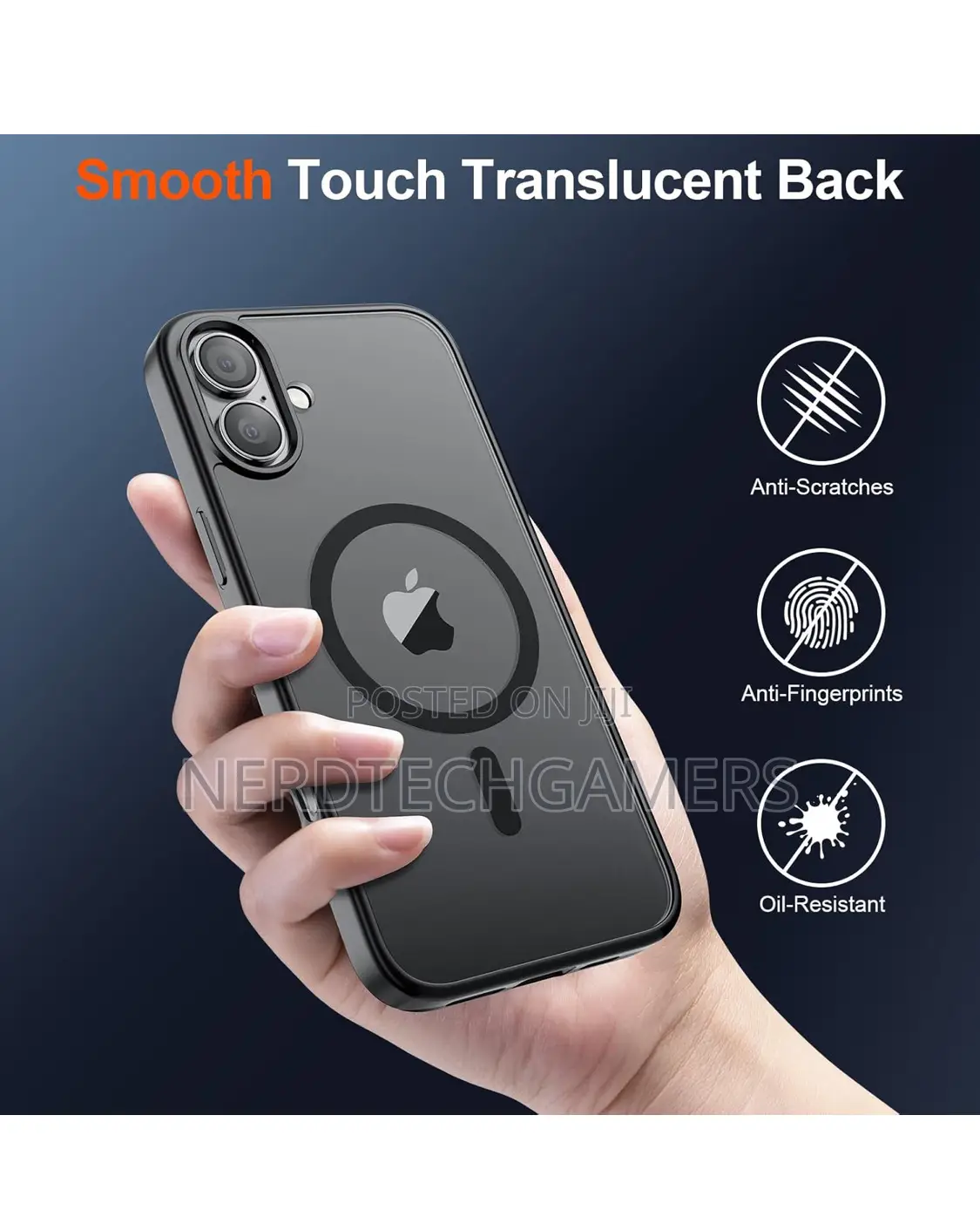 Hard Silicone Case for iPhone 16 Plus