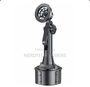Magnetic Car Cup Holder for iPhone 12 to 15, Adjustable