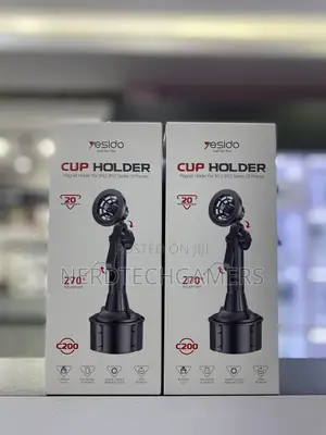 Magnetic Car Cup Holder for iPhone 12 to 15, Adjustable