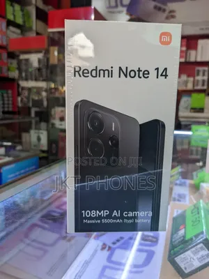 New Xiaomi Redmi Note 14 4G 128 GB Black