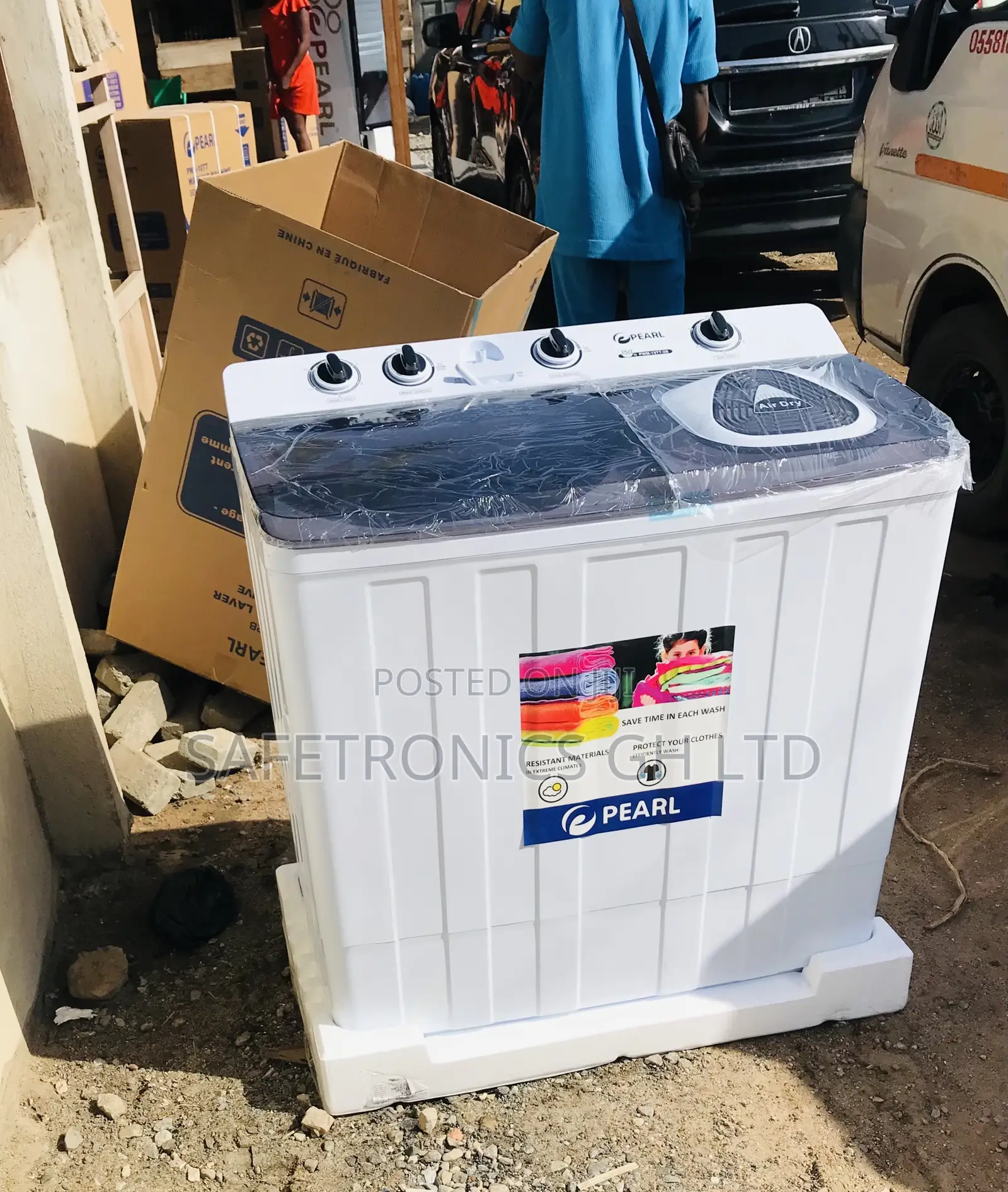 Elevate Your Home With Pearl 18kg Topload Semiauto Washer