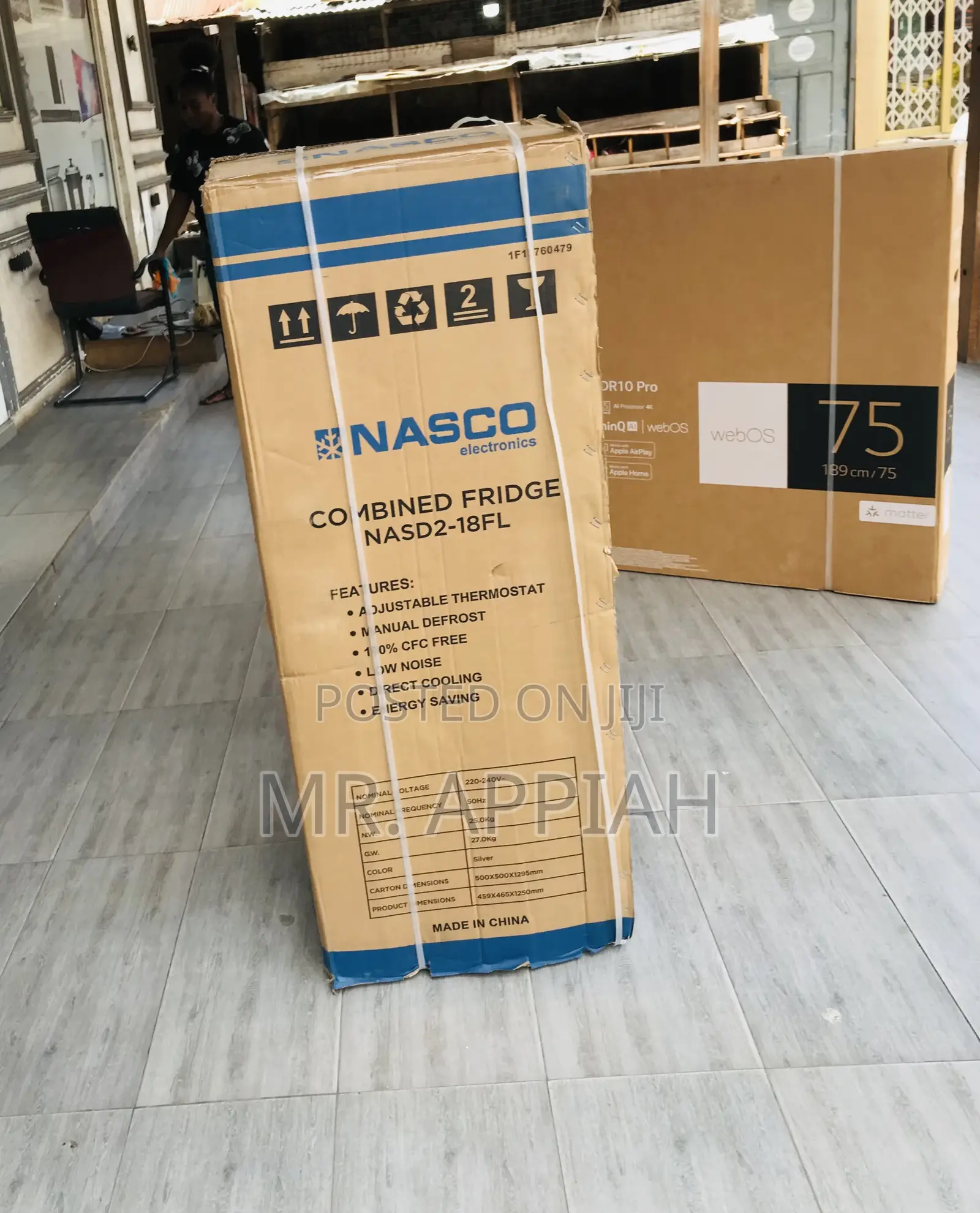 Beautiful Made NascoNasd2-18fl Electric Fridge,Down Freezer