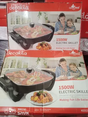 One Pot for All Your Cooking Needs Decakila Electric Skillet