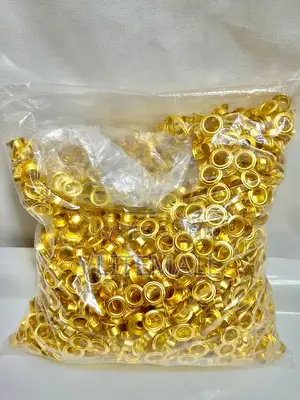Hole Punch Round Eyelet Grommet 22mm Gold Tone