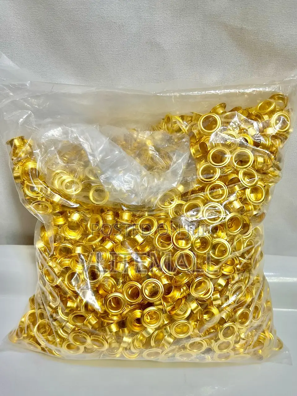 Hole Punch Round Eyelet Grommet 22mm Gold Tone
