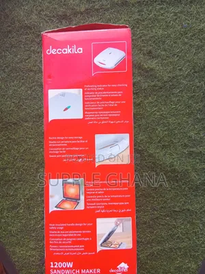 Lovely Decakila 1200w Sandwich Energetic Machine