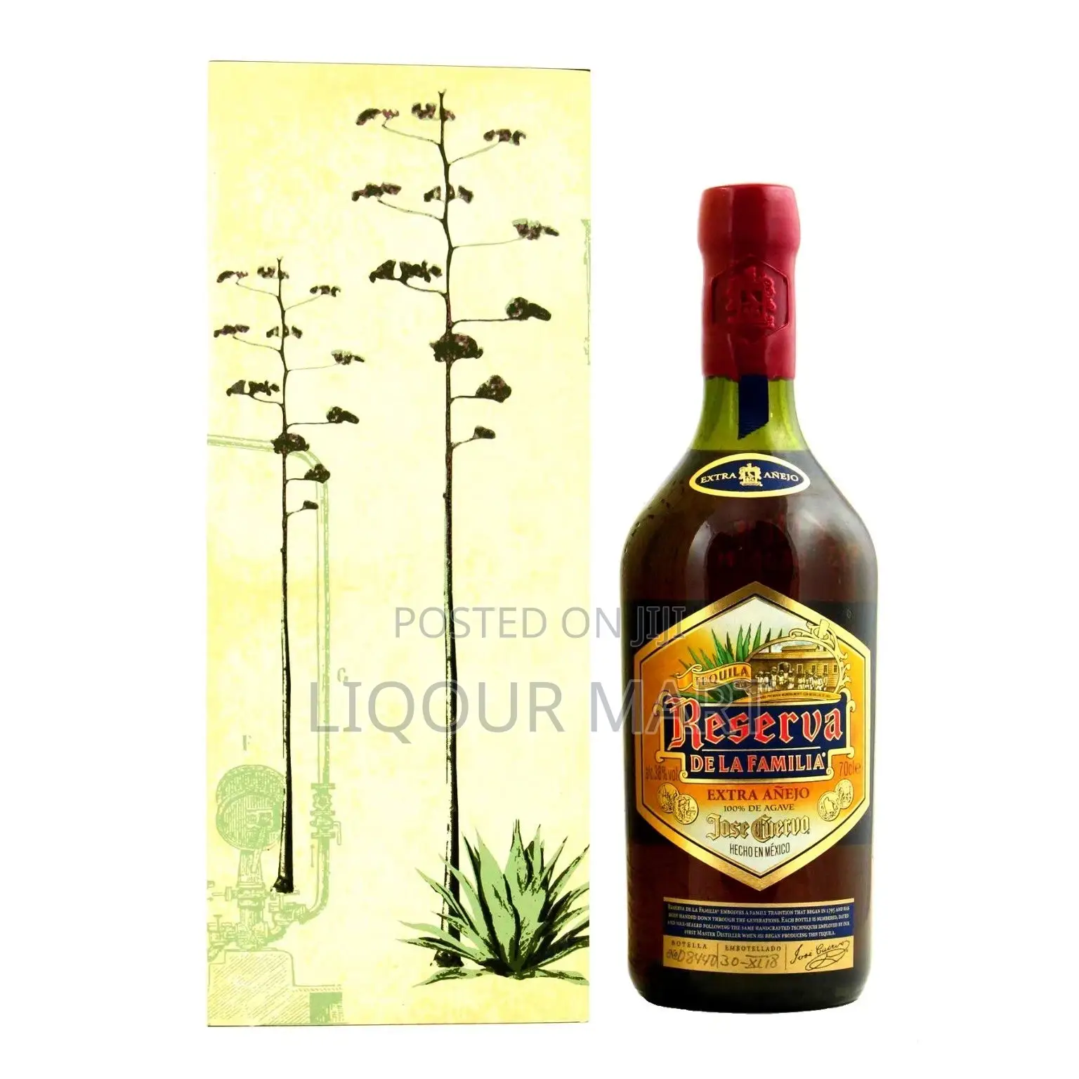Jose Cuervo Reserva De La Familia Extra Anejo Tequila.