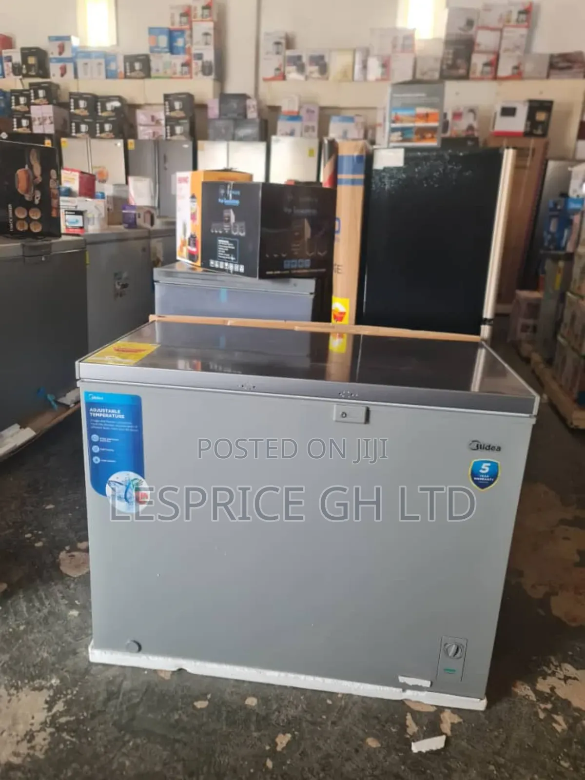 Midea 294l Freezer: Store Meats/Fish Easily