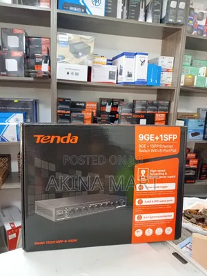 Tenda 9 Port Poe Switch With 1 SFP Port