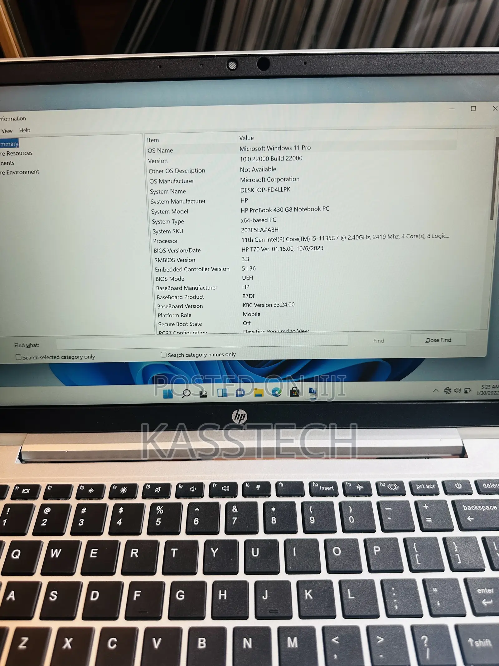 Laptop HP ProBook 430 G8 16GB Intel Core I5 SSD 256GB