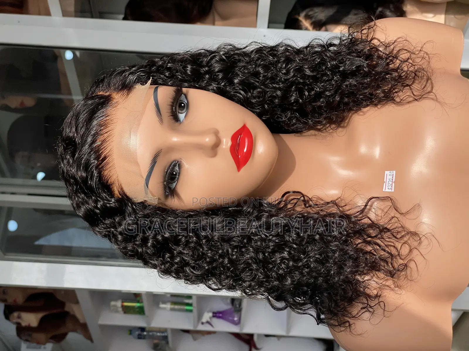 Brazilian Remy Human Hair Wig Cap 5x5 Curly 14 Inches